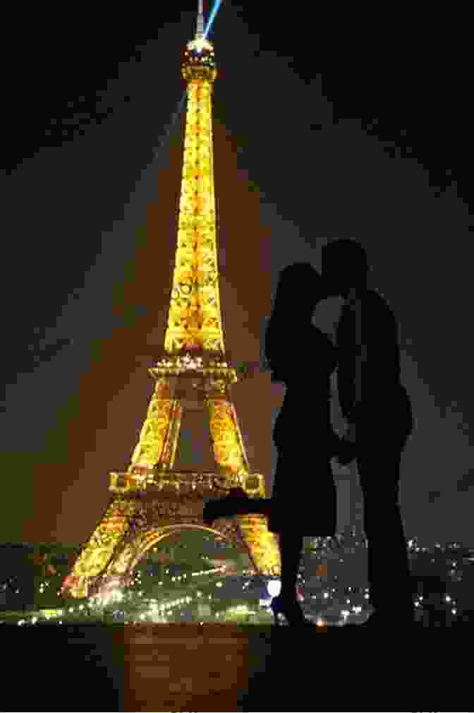 A Couple Embracing Under The Twinkling Lights Of The Eiffel Tower During A Romantic Holiday In Paris. Dreaming Of St Tropez: A Heart Warming Feel Good Holiday Romance Set On The Riviera