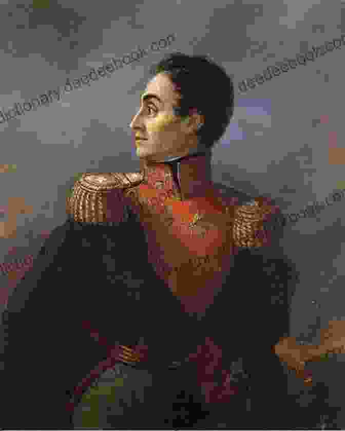 A Painting Of Simón Bolivar, The Liberator Of South America. The Delirium Of Simon Bolivar El Delirio De Simon Bolivar