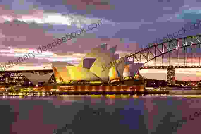 A Panoramic View Of The Sydney Opera House And Sydney Harbour Bridge, Iconic Landmarks Of Australia A Brief History Of Australia