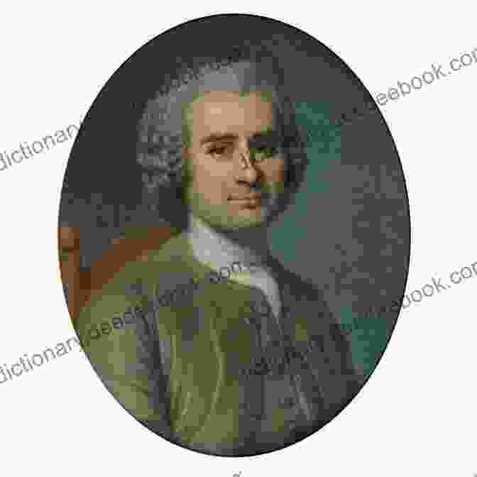 A Portrait Of Jean Jacques Rousseau, Sitting In A Contemplative Pose In A Natural Landscape. Rousseau S Refuge And Other Essays Out Of Switzerland