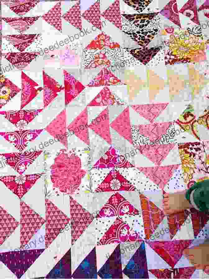A Quilt Made Up Of Flying Geese Blocks Modern Quilt Magic: 5 Parlor Tricks To Expand Your Piecing Skills 17 Captivating Projects