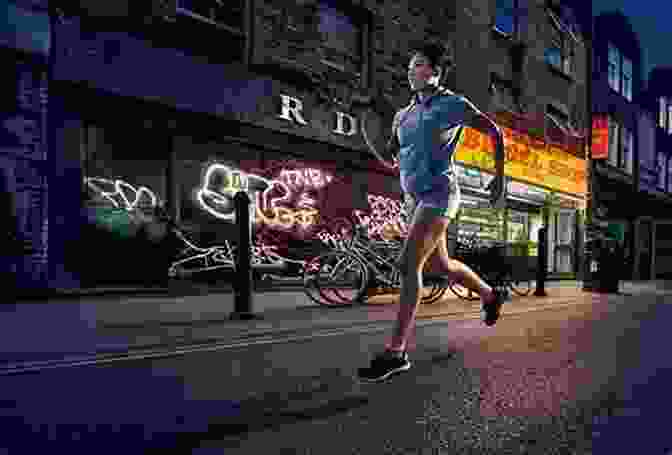 A Runner Running In A Busy Urban Area Running Vienna (Running The EU 25)