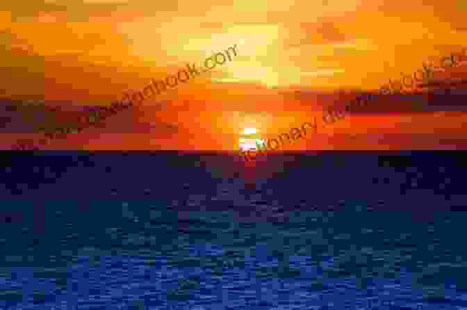 A Sunset Over The Ocean, Symbolizing The Importance Of Cherishing The Present Pictorial Study On The Fragility Of Life