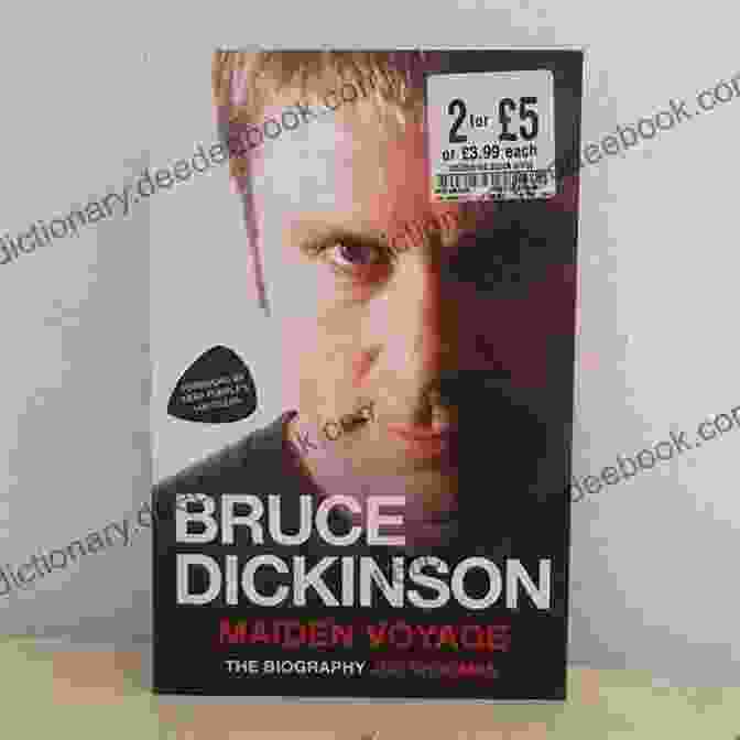 Bruce Dickinson On The Cover Of His Autobiography, 'Maiden Voyage' Bruce Dickinson Maiden Voyage: The Biography