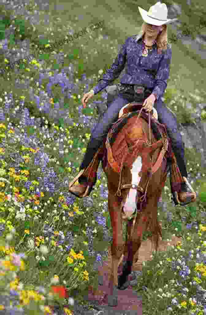 Ginnie West Riding A Horse Through A Field Of Wildflowers Being West Is Best (A Ginnie West Adventure 4)