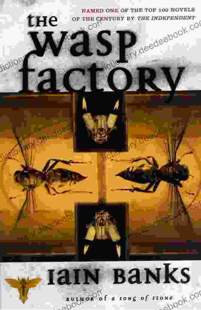 The Wasp Factory Book Cover, Featuring A Wasp's Nest And A Young Boy's Face The Wasp Factory: A Novel