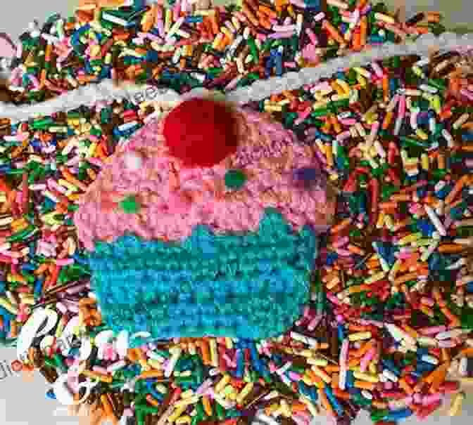 Twinkie Chan's Crocheted Cupcake With Fluffy Pink Frosting And Colorful Sprinkles Twinkie Chan S Crochet Goodies For Fashion Foodies: 20 Yummy Treats To Wear