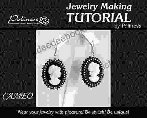 DIY Jewelry Making Tutorial Cameo Earrings Practical Step By Step Guide On How To Make Handmade Embroidered Jewellery