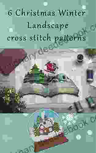 6 Christmas Winter Landscape Cross Stitch Patterns
