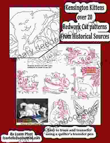 Kensington Kittens: Over 20 Redwork Cat Patterns From Historical Sources